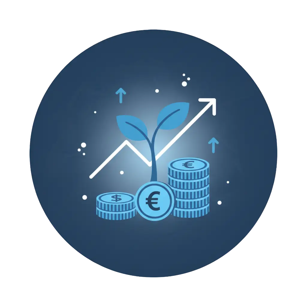 เดินเงินแบบค่อย ๆ เพิ่ม